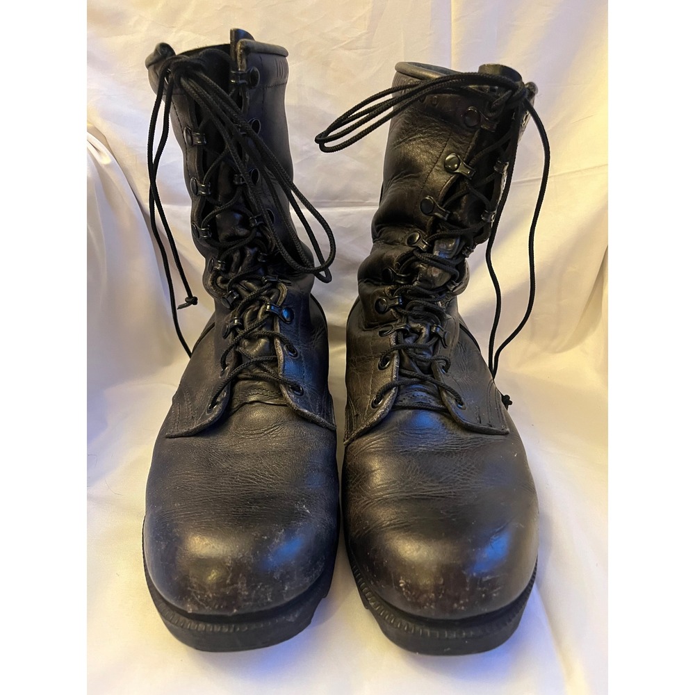 Vintage 1993 Ro-Search Military Jungle Combat Army Boots Black Sz 10 W
